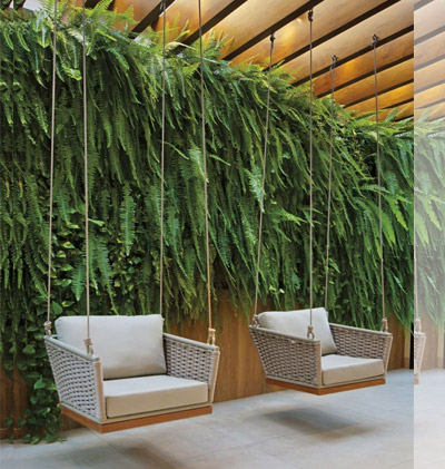 طراحی دیوار سبز سمنان در خانه