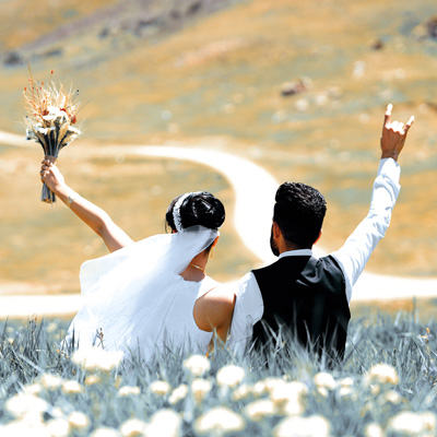 عکاسی عروس داماد در سمنان