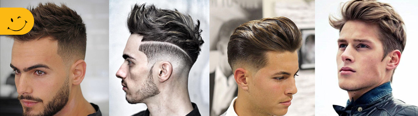 بنر پیرایش مردانه پسر ایرونی