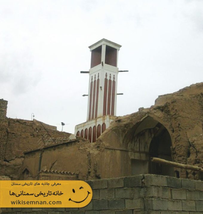  بادگیر خانه تاریخی سمنانی ها قبل از مرمت و بازسازی