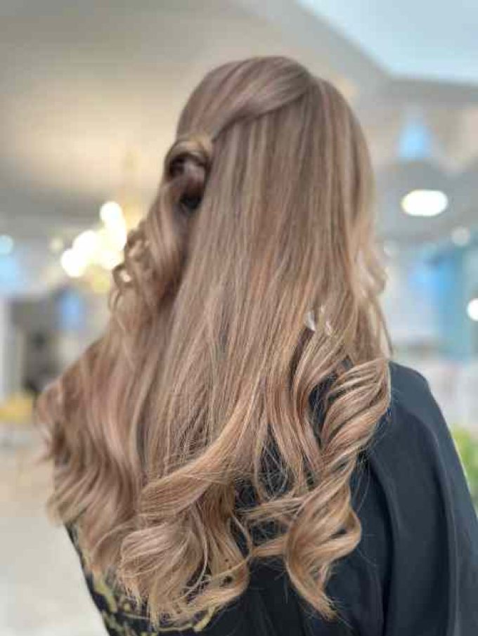 رنگ مو و مدل موی زیبا در سالن سوریاس سمنان