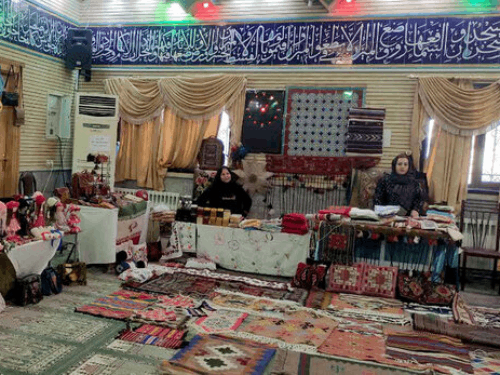 برگزاری نمایشگاه صنایع‌دستی در ورودی ادارات استان سمنان