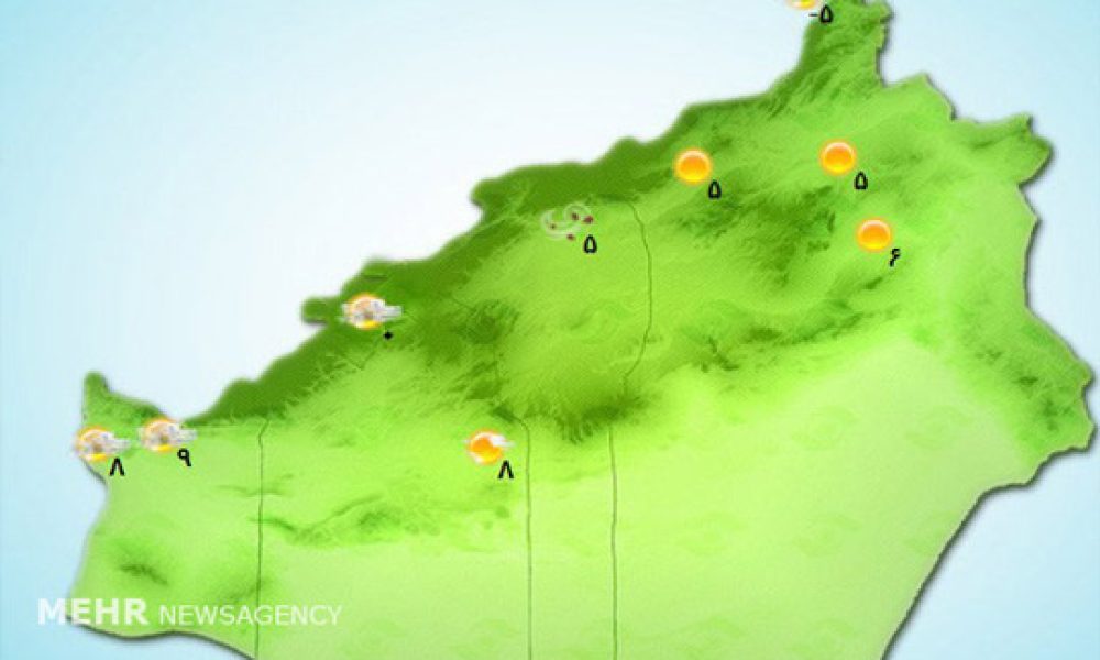 آسمان استان سمنان نیمه‌ابری است/ کاهش دمای هوا