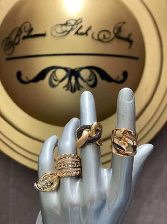 خرید انگشتر های زیبا در جواهری بهرامی شاه