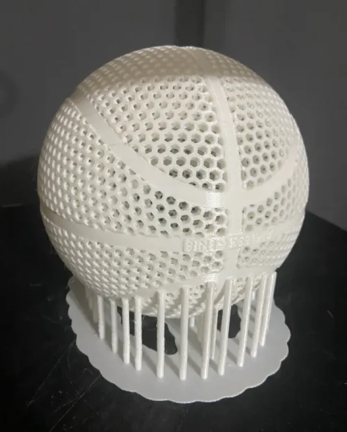 هدیه شخصی سازی شده مدل توپ بسکتبال با پرینتر سه بعدی FDM