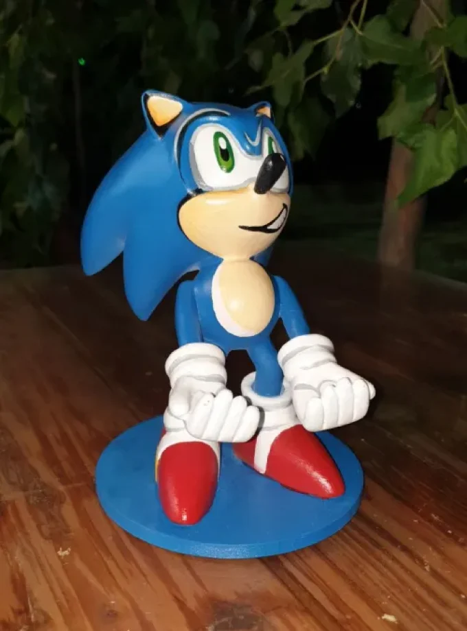 پایه دسته پلستیشن _ سونیک تولید شده با پرینتر سه بعدی FDM