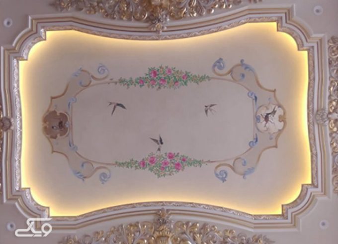 کار هنری روی سقف