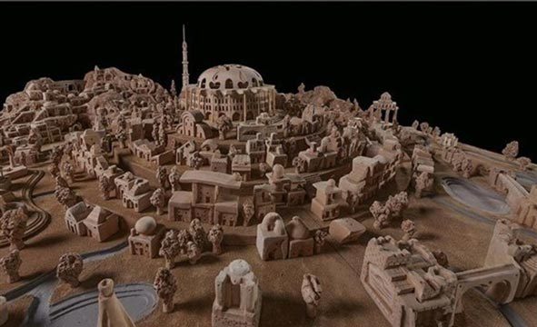 نخستین شهر سفالی جهان در سمنان به نمایش گذاشته شد