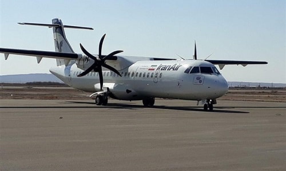 انجام نخستین پرواز مسافربری فرودگاه سمنان به مقصد مشهد مقدس