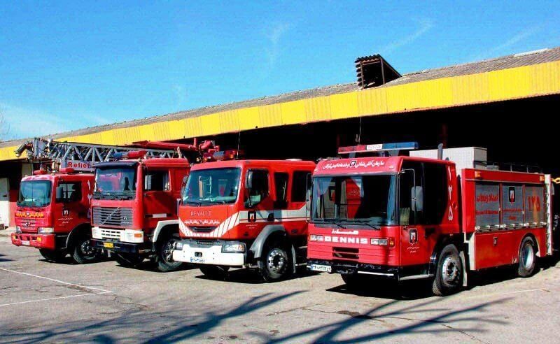 استقرار یک ایستگاه آتش نشانی در مسکن مهر سمنان