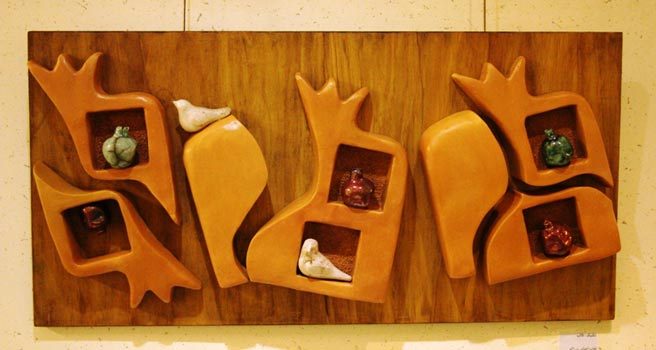 برپایی نمایشگاه آثار هنرمند سمنانی در میراث فرهنگی کشور