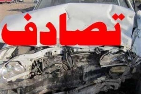 یک کشته و ۴ مجروح در تصادف شدید پراید با نیسان