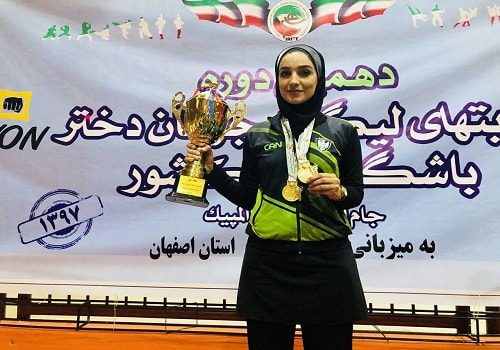 درخشش مربی و تکواندوکاران سمنانی در لیگ دختران کشور