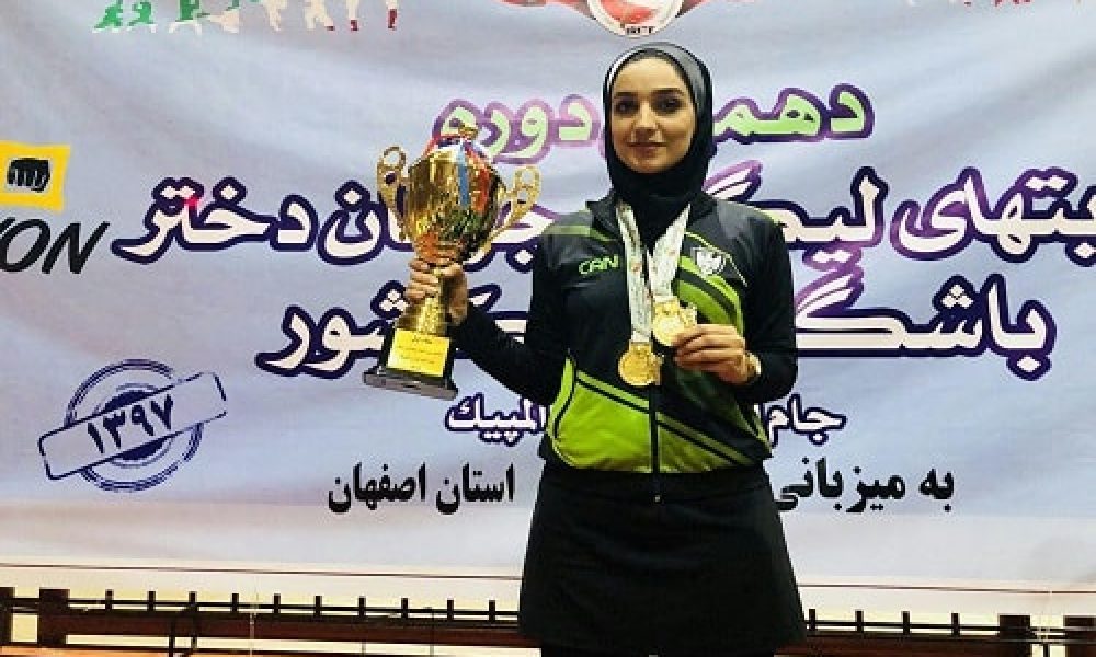 درخشش مربی و تکواندوکاران سمنانی در لیگ دختران کشور