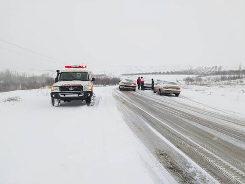 امدادرسانی ۳۵۲ نفر گرفتار در برف و کولاک استان سمنان