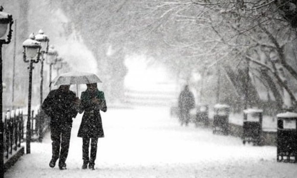 برف و باران سمنان را فرا گرفت