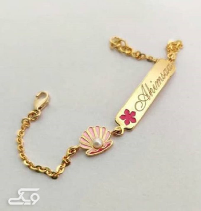 دستبند طرح صدف بچگانه