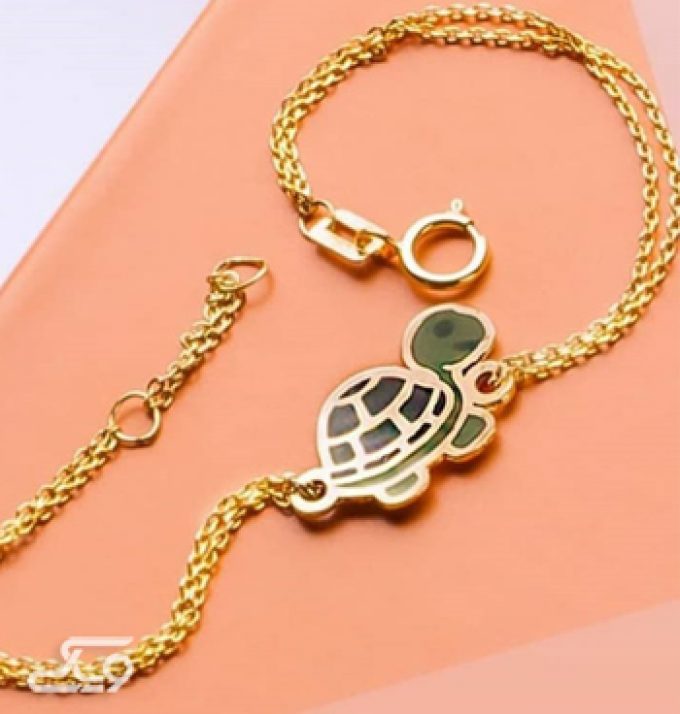 دستبند طرح لاک پشت بچگانه