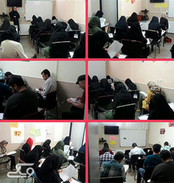 آزمون جذب مدرس با شرکت صدها نفر متقاضی تدریس در شعبه سمنان