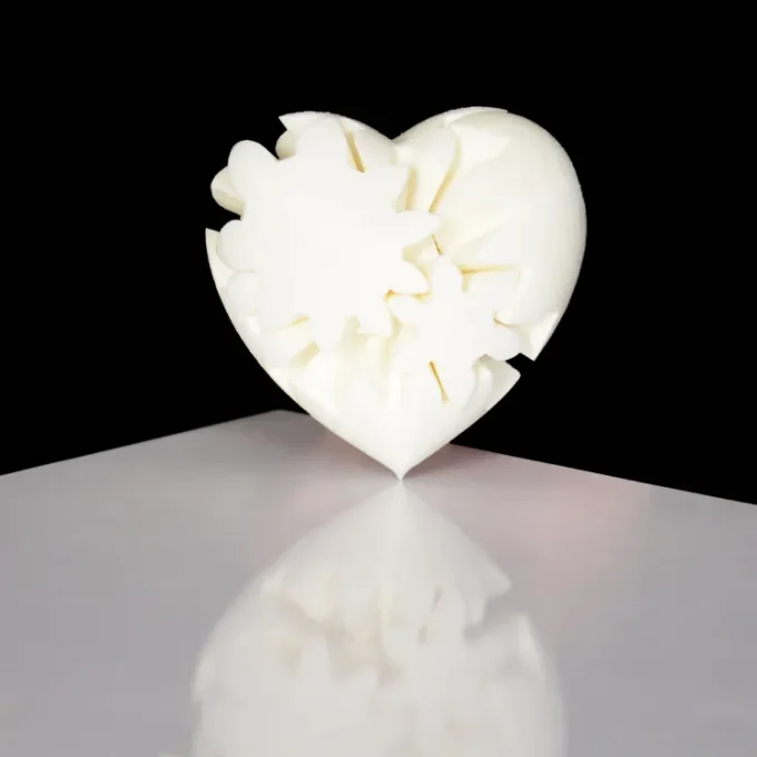 هدیه شخصی سازی شده مدل قلب با پرینتر سه بعدی FDM