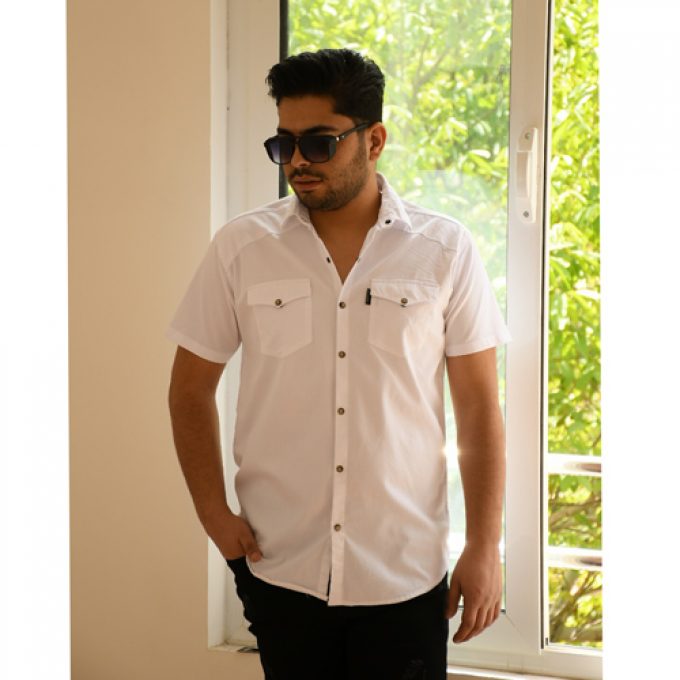 پیراهن سفید مردانه در سمنان