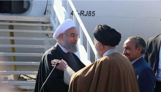 رییس جمهور وارد فرودگاه سمنان شد