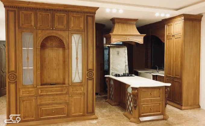 ساخت کابینت تمام چوب در سمنان