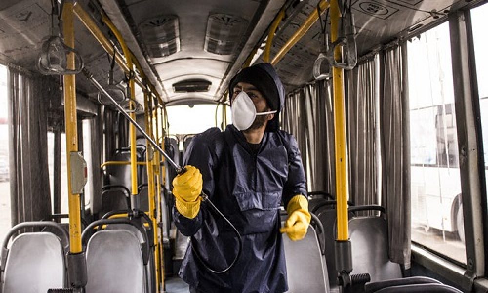 ضدعفونی گسترده شهر سمنان برای مقابله با کرونا