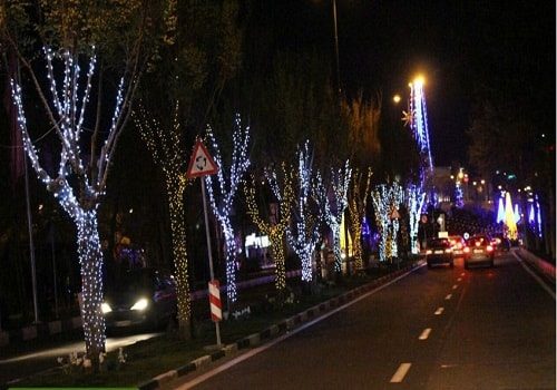 آذین بندی شهر با رنگ و بوی نوروزی