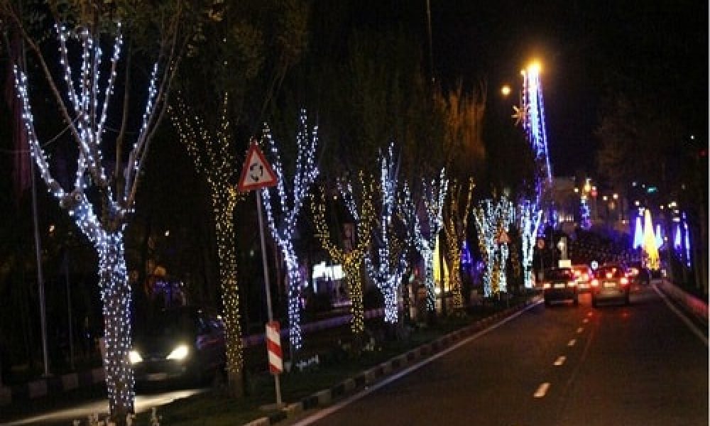 آذین بندی شهر با رنگ و بوی نوروزی