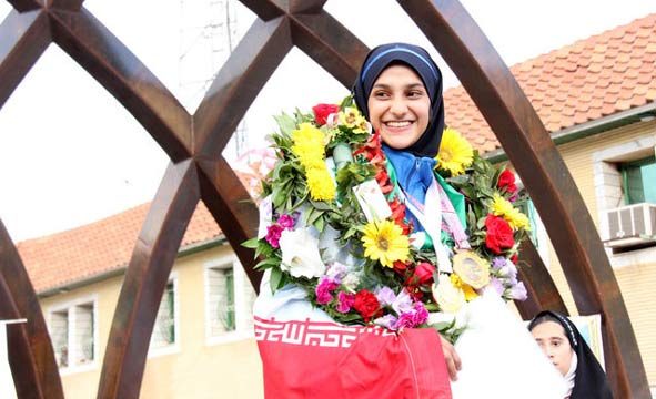 بانوی تکواندوکار سمنانی بر سکوی اول کشور ایستاد