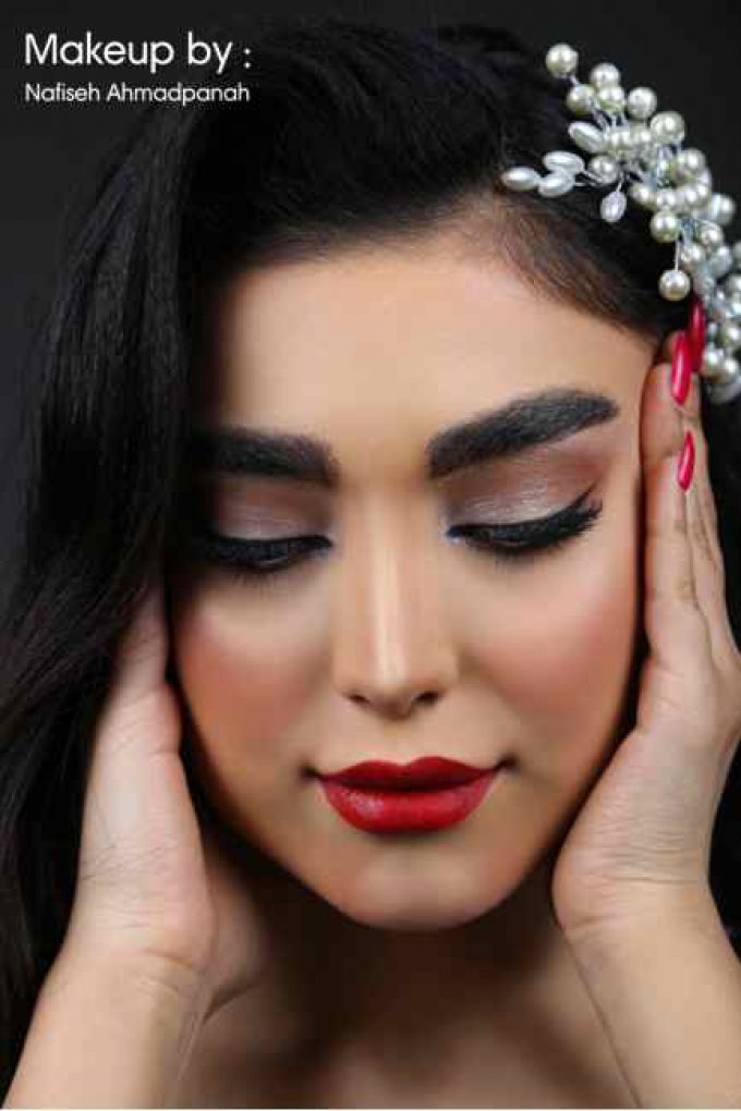 آرایش چشم در سالن زیبایی میم سمنان