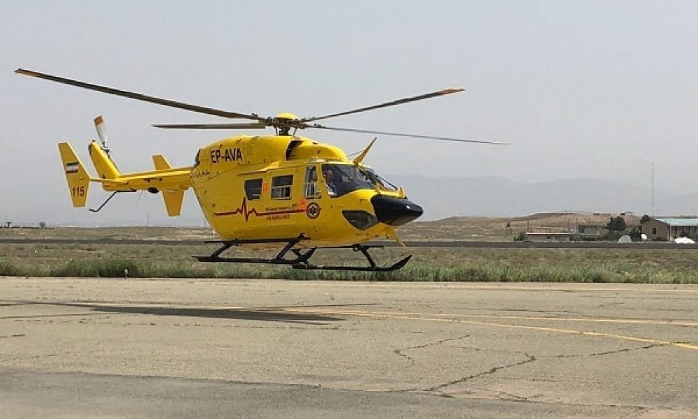 تحویل بالگرد اورژانس هوایی به سمنان