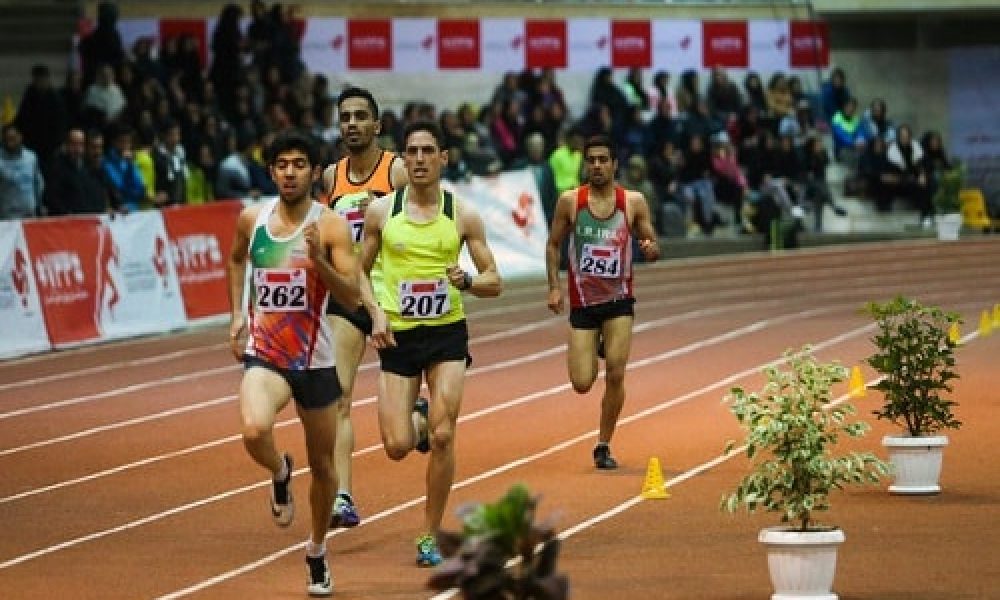 برگزاری مسابقات دو و میدانی داخل سالن قهرمانی کشور