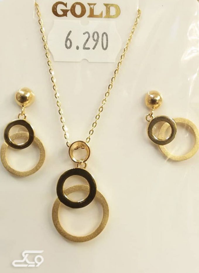 گردنبند و گوشواره ست زیبا 