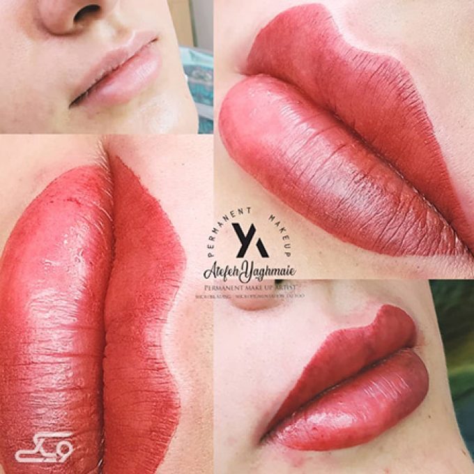 رژلب دائم و شیدینگ لب