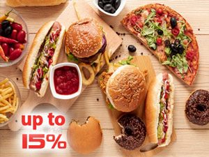 تخفیف ویژه پیتزا و ساندویچ جزیره