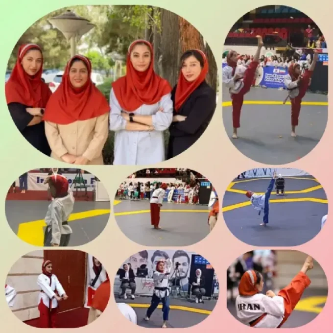 آموزش تکواندو دختران سمنان