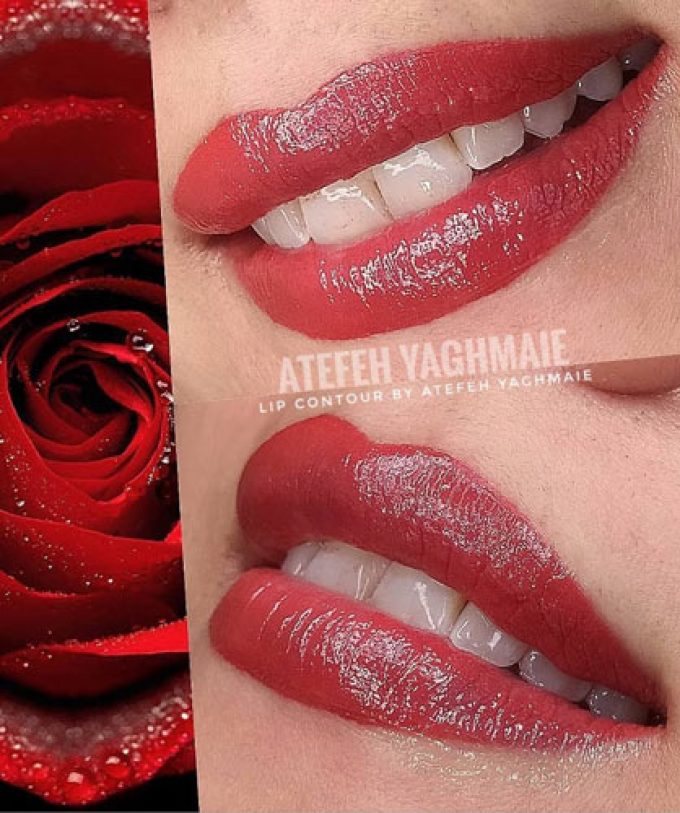 شیدینگ لب و رژلب دائم