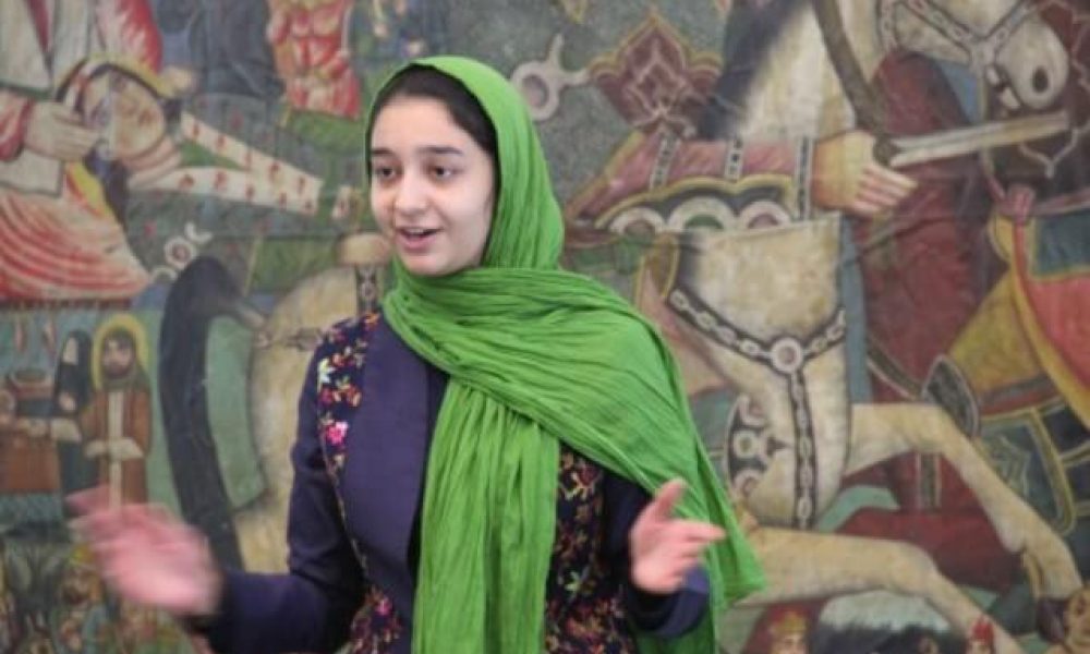دختر نوجوان سمنانی سفیر سازمان شهروندان جهانی شد