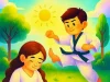 ورزش و تحصیل در کنار هم با آموزشگاه تکواندو سمنان